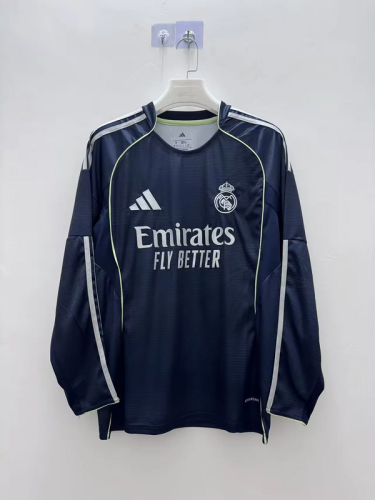 2025-26 Real Madrid away long sleeve jersey