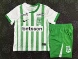 2025-26 Atletico Nacional home kids kit