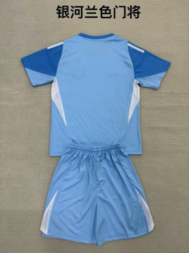 2025-26 Galaxy blue goalkeeper kids kit