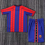 1997-98 Barcelona home retro kids kit