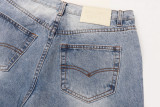 Gallery Dept's new basic style washed micro-flavored blue patchwork jeans