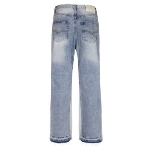 Gallery Dept's new basic style washed micro-flavored blue patchwork jeans