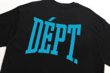 Gallery Dept new basic style DEPT letter Logo slogan short-sleeved double yarn pure cotton T-shirt casual Tee
