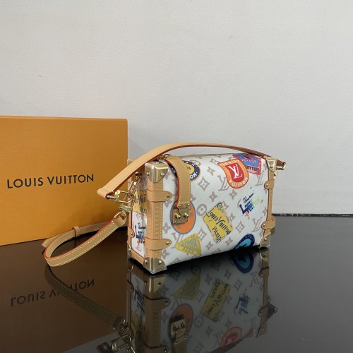 M14606# LV top side trunk medium handbag from the Flight Mode series