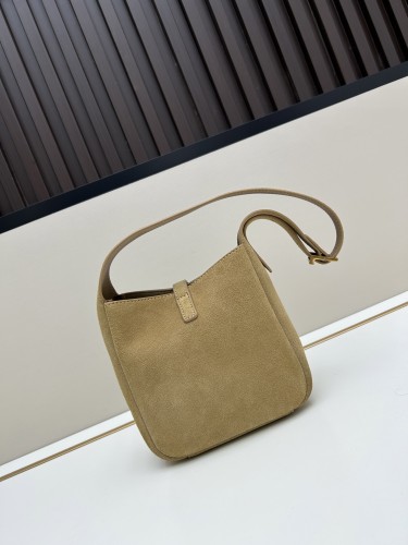 Le5a7# Saint Laurent new mini hobo underarm bag