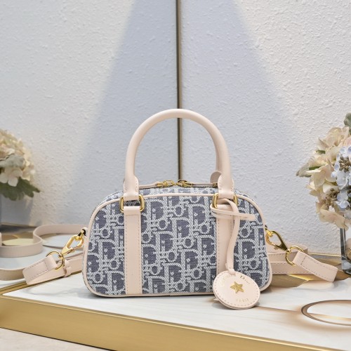 2388#Dior d-vibe bowling bag small