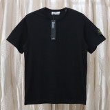 118# Early Spring New Base Shirt Stone Solid Color Short Sleeve Slim Fit