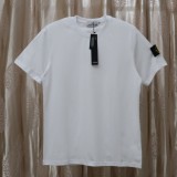 118# Early Spring New Base Shirt Stone Solid Color Short Sleeve Slim Fit