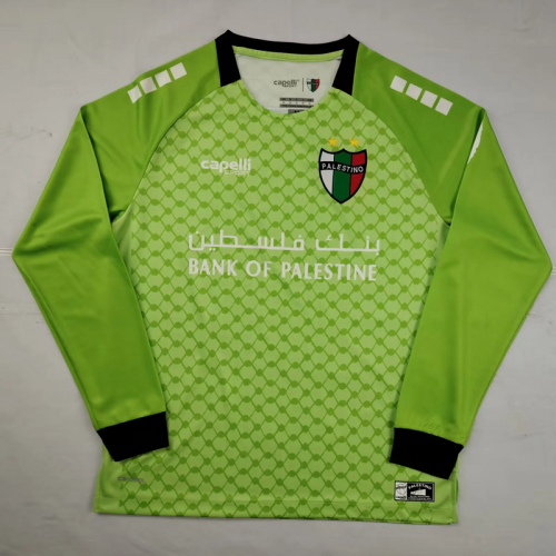 2025-26 Palestino green long sleeves soccer jersey