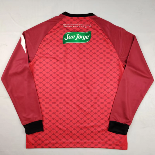 2025-26 Palestino red long sleeves soccer jersey