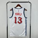 Season 2025 Washington Wizards White No. 13 Poole NBA Jersey