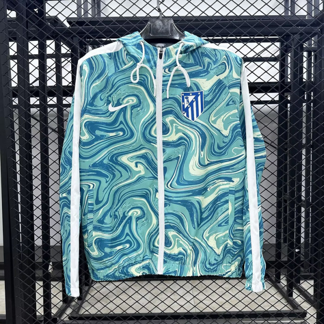2025-26 Atletico Madrid blue windbreaker