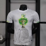 Brazil 2025-26 white player version (The player version is more slim fit, it is recommended to buy one size larger)
