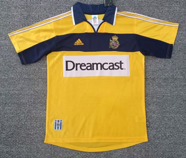 Deportivo 2000-01 yellow Away