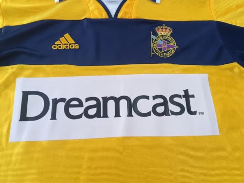 Deportivo 2000-01 yellow Away