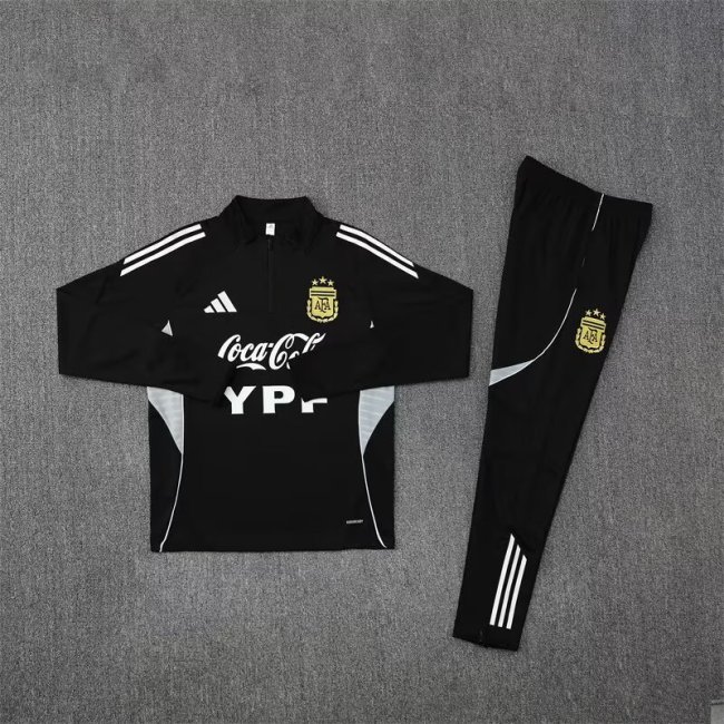argentina 2025-26 black training suit
