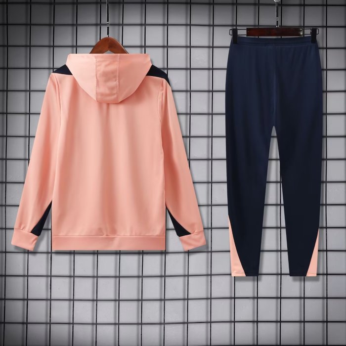 chelsea 2024-25 pink hooded training suit