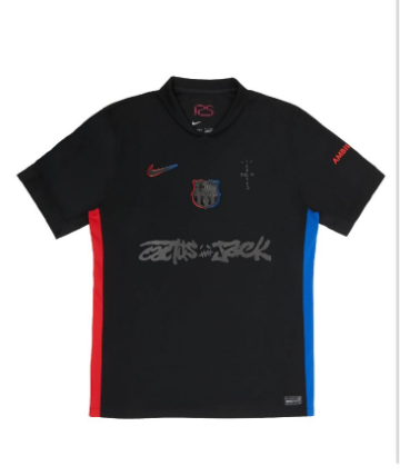 2025-26 Barcelona x Travis Scott  Away （black font）