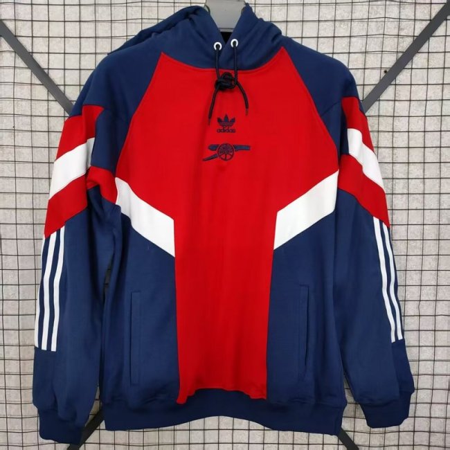 25-26 Arsenal red and blue hoodie
