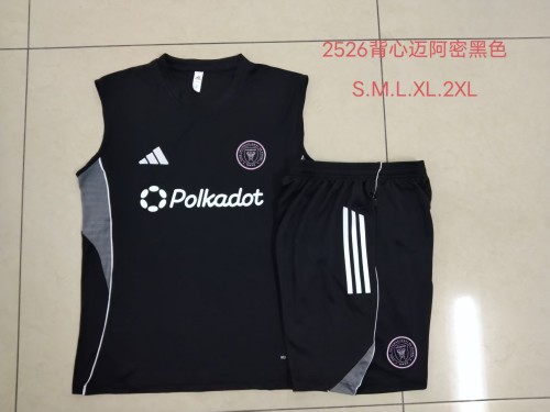 D2555# 2025-26 Miami black vest suit