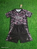 2025-26 paris saint germain black and pink training suit