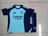 D2553# 2025-26 Arsenal light green short-sleeved suit