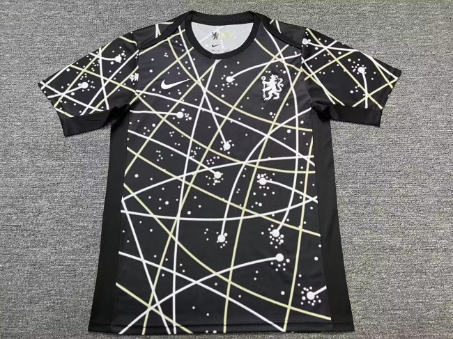 chelsea 2025-26 black training jersey