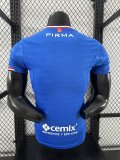 cruz azul 2025-26 home player version(The player version is more slim fit, it is recommended to buy one size larger)