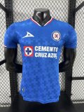 cruz azul 2025-26 home player version(The player version is more slim fit, it is recommended to buy one size larger)