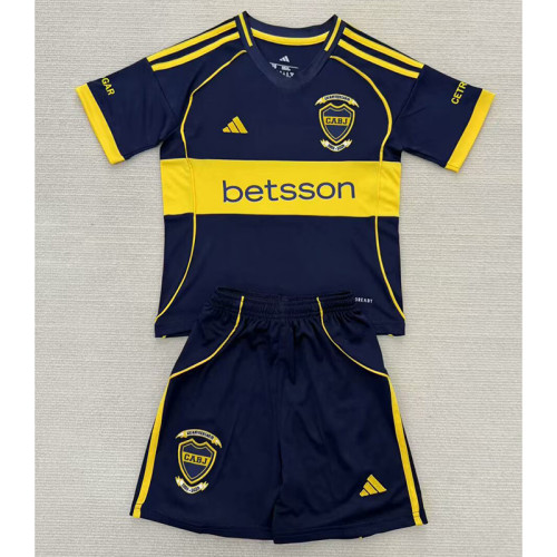 2025-26 Boca 120th blue kids kit