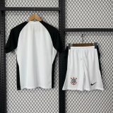 2025-26 Corinthians home white kids kit