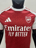 2025-26 arsenal home player version S-4XL(The player version is more slim fit, it is recommended to buy one size larger)
