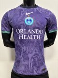 orlando pride 2025-26 home player version(The player version is more slim fit, it is recommended to buy one size larger)