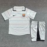 2003-04 Barcelona away retro kids jersey