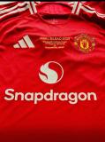 2024-25 Manchester United home soccer jersey(Shorts available up to size 2XL)
