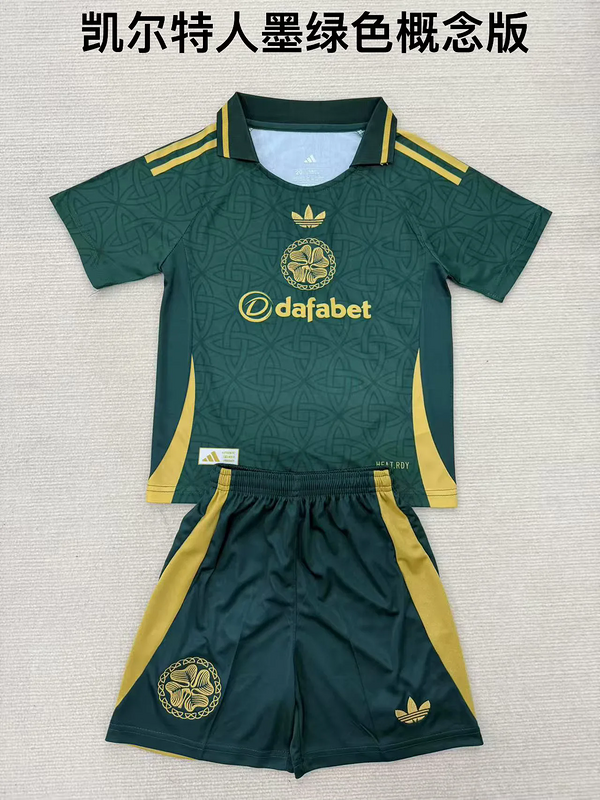 2025-26 Celtic special version green kids kit