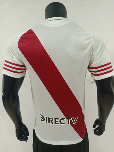 2025-26 River Plate home player version jersey(The player version is more slim fit, it is recommended to buy one size larger)