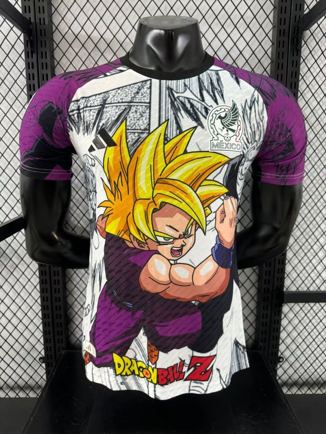 Mexico dragon ball player version(The player version is more slim fit, it is recommended to buy one size larger)