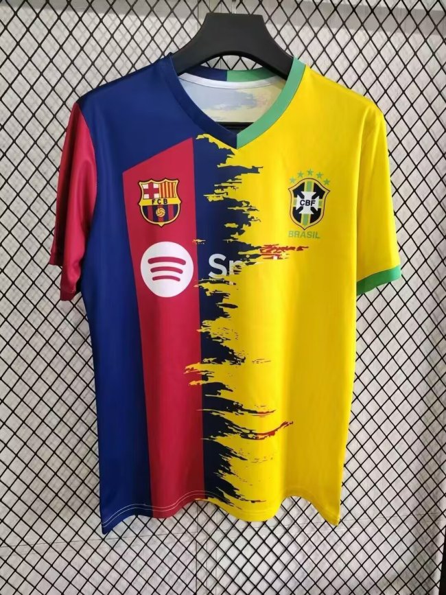 Barcelona & brazil special version S-4XL