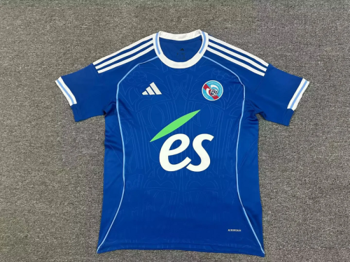 2025-26 Strasbourg home soccer jersey