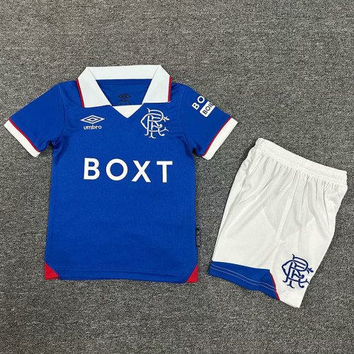 2025-26 Rangers Home Kids Kit