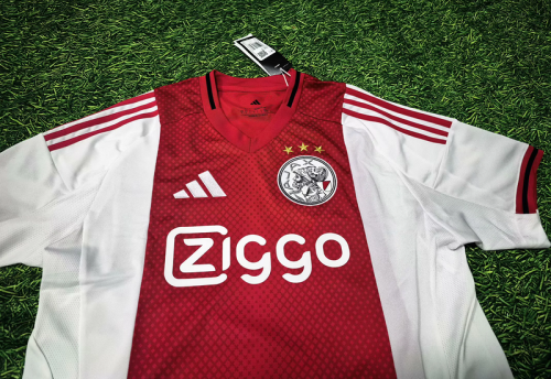 2025-26 Ajax home soccer jersey