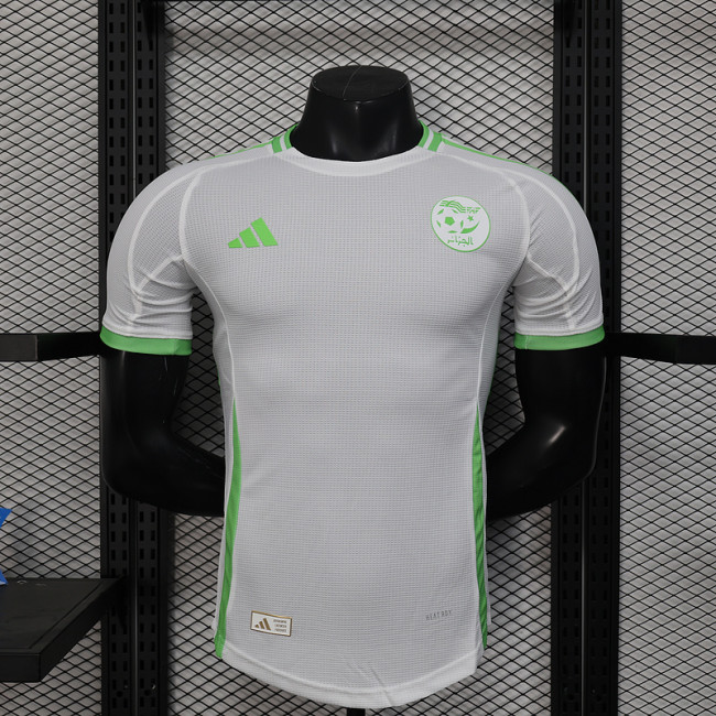 Algeria 2025-26 white player verison(The player version is more slim fit, it is recommended to buy one size larger)