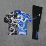 Real Madrid 2024-25 blue black training suit