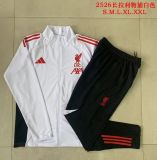 liverpool 2025-26 white jacket set