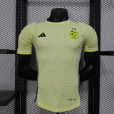 2025-26 Algeria special version yellow Player Version(The player version is more slim fit, it is recommended to buy one size larger)