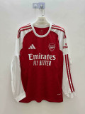 2025-26 arsenal home long sleeve jersey