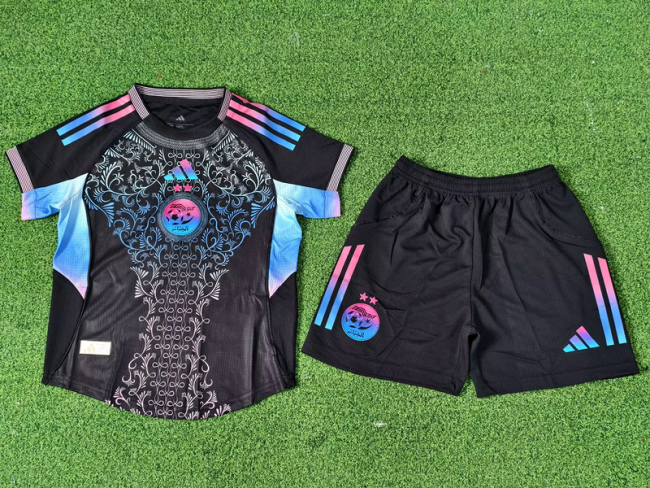 2025-26 A37 Algeria Black player version kids kit