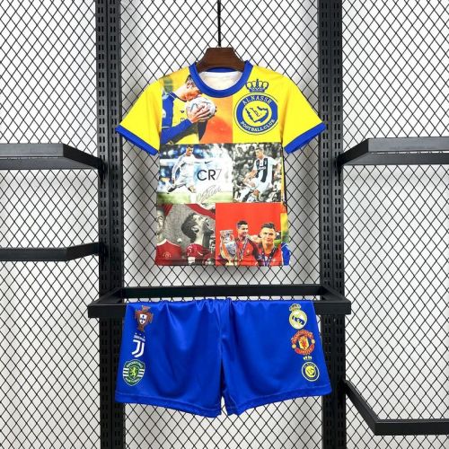 Cristiano Ronaldo 2025-26 all club mix Kids Kit