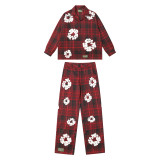 383* 8613*DENIM TEARS Kapok New Plaid Long Sleeve Suit